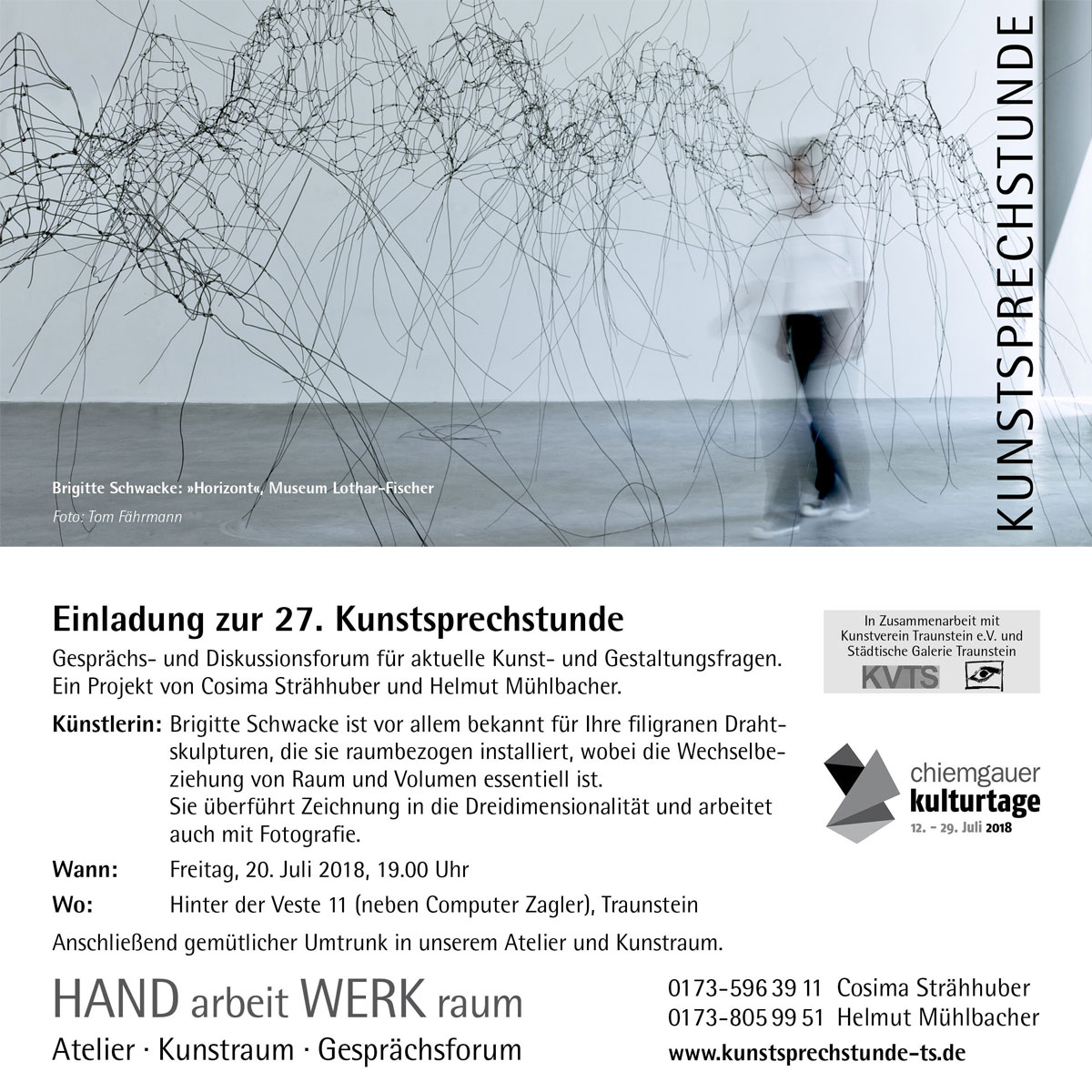 Empfehlung des Kunstvereins: Kunstsprechstunde